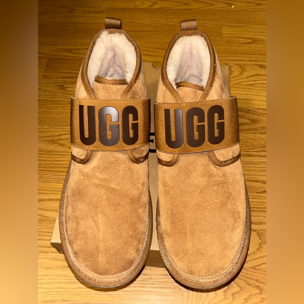 UGG Men's Neumel II Suede Graphic Logo Boot